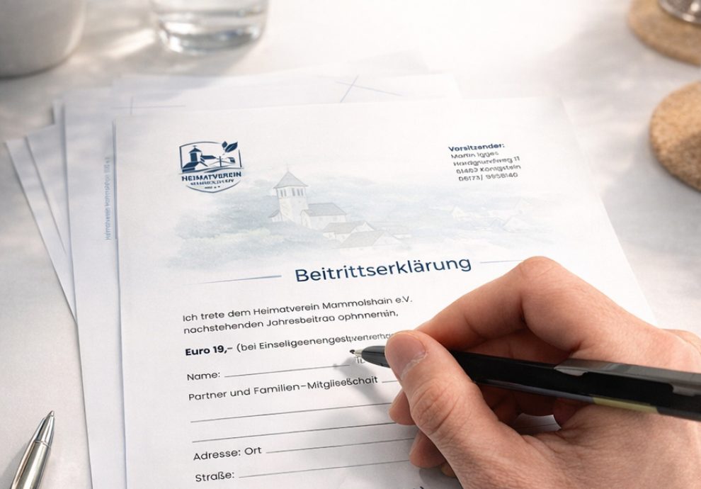 Der Heimatverein Mammolshain bleibt bestehen