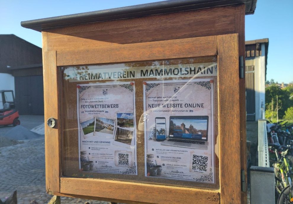 Schaukasten Sanierung in Mammolshain